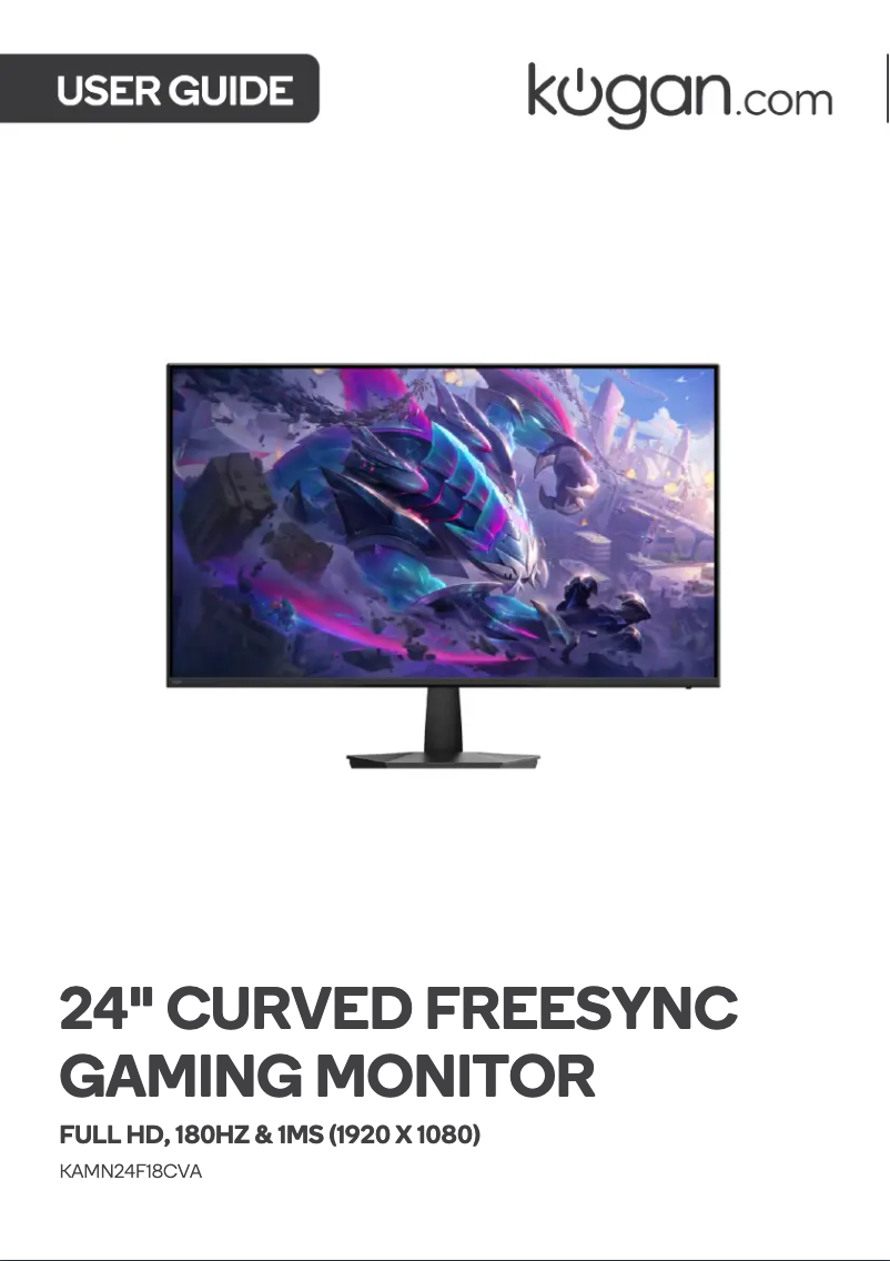 Page n°1 - Manuel utilisateur Kogan KAMN24F18CVA