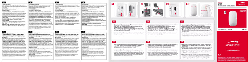 Page n°1 - Manuel utilisateur Speed-Link SL-6342-SBK