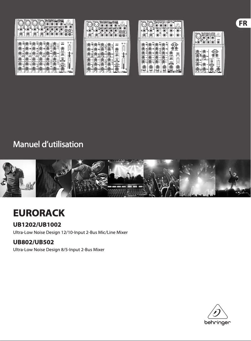 Image de la première page du manuel de l'appareil Eurorack UB1002