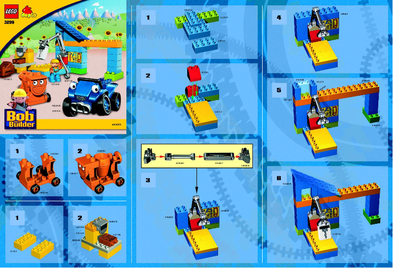 Page 1 de la notice Manuel utilisateur Lego Scrambler and Dizzy at Bob's Workshop