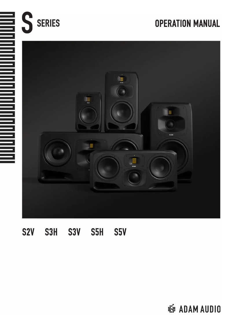 Page n°1 - Manuel utilisateur Adam S3H