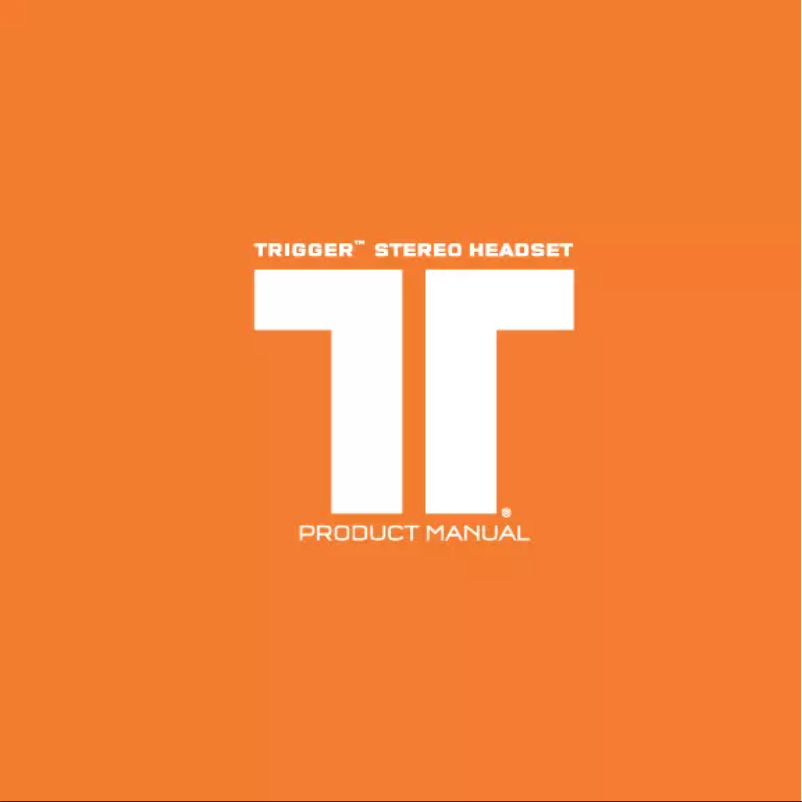 Page n°1 - Manuel utilisateur Tritton Trigger