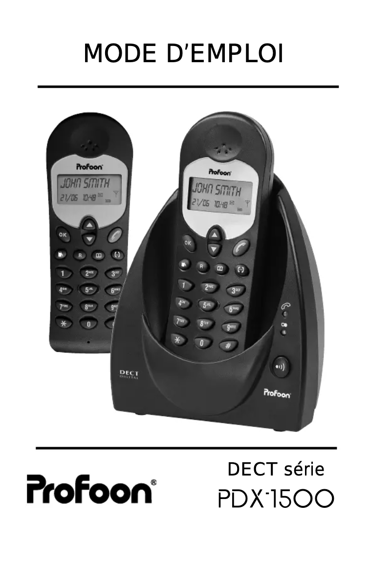 First page image of the manual for PDX-1520