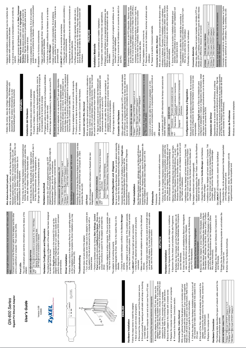 Image de la première page du manuel de l'appareil GN680T