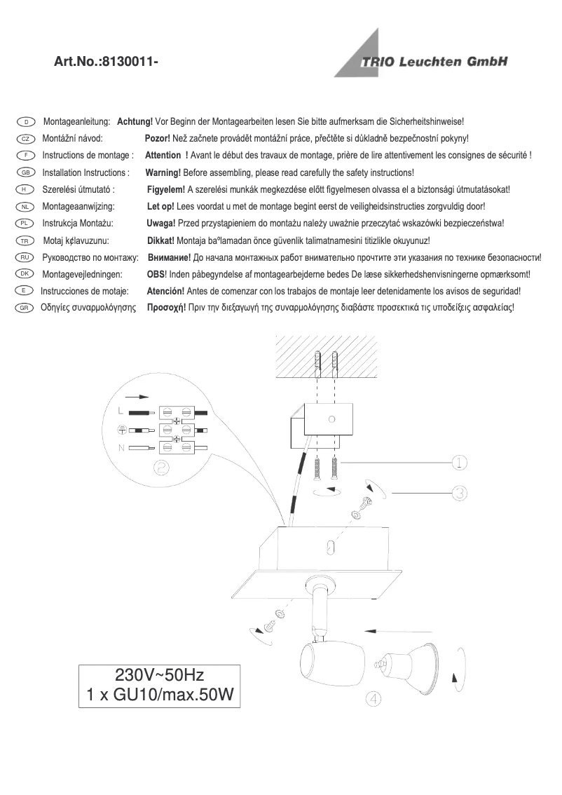 Image de la première page du manuel de l'appareil Jackson 8130011-07