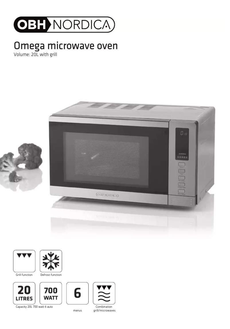 Página 1 del manual Manual de usuario OBH Nordica Omega