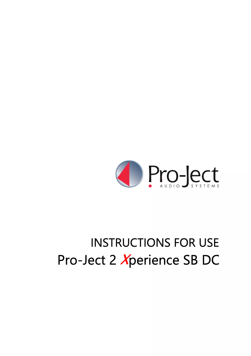 Page 1 de la notice Manuel utilisateur Pro-Ject 2Xperience SB Sgt. Pepper Limited Edition