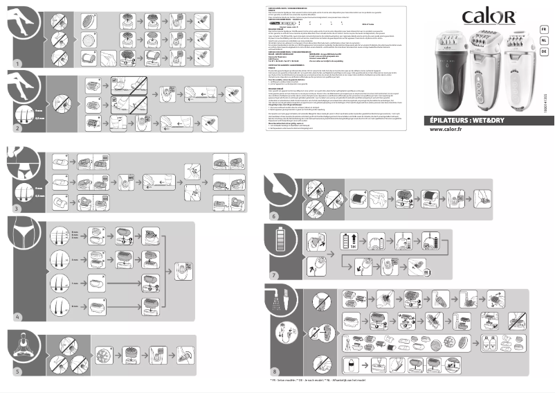 Page 1 de la notice Manuel utilisateur Calor Skin respect EP8002C0
