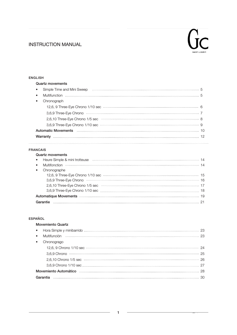 Page 1 de la notice Manuel utilisateur Gc X72027G7S -3