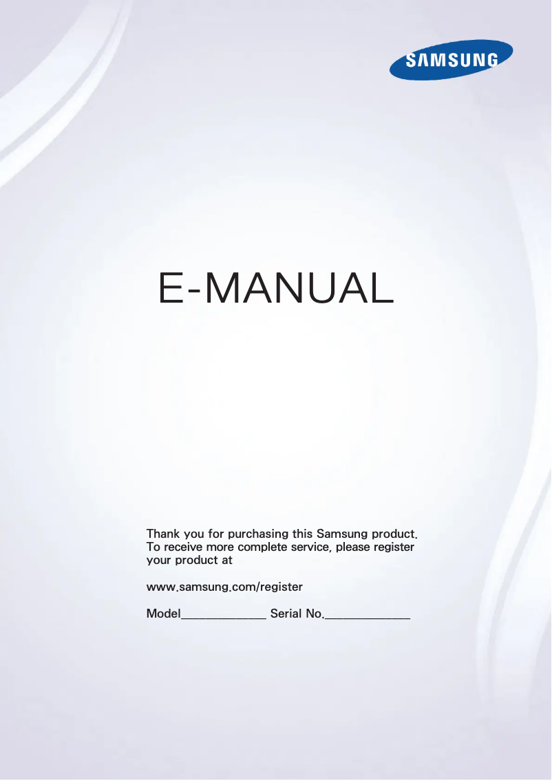 Page n°1 - Manuel utilisateur Samsung UN65JU650DF