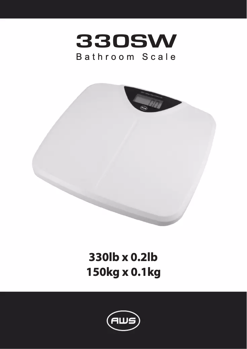 Page 1 de la notice Manuel utilisateur AWS 330SW