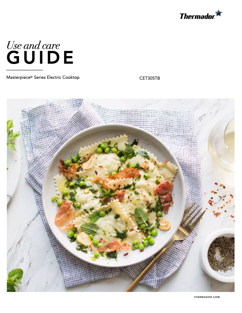 Image de la première page du manuel de l'appareil CET305TB