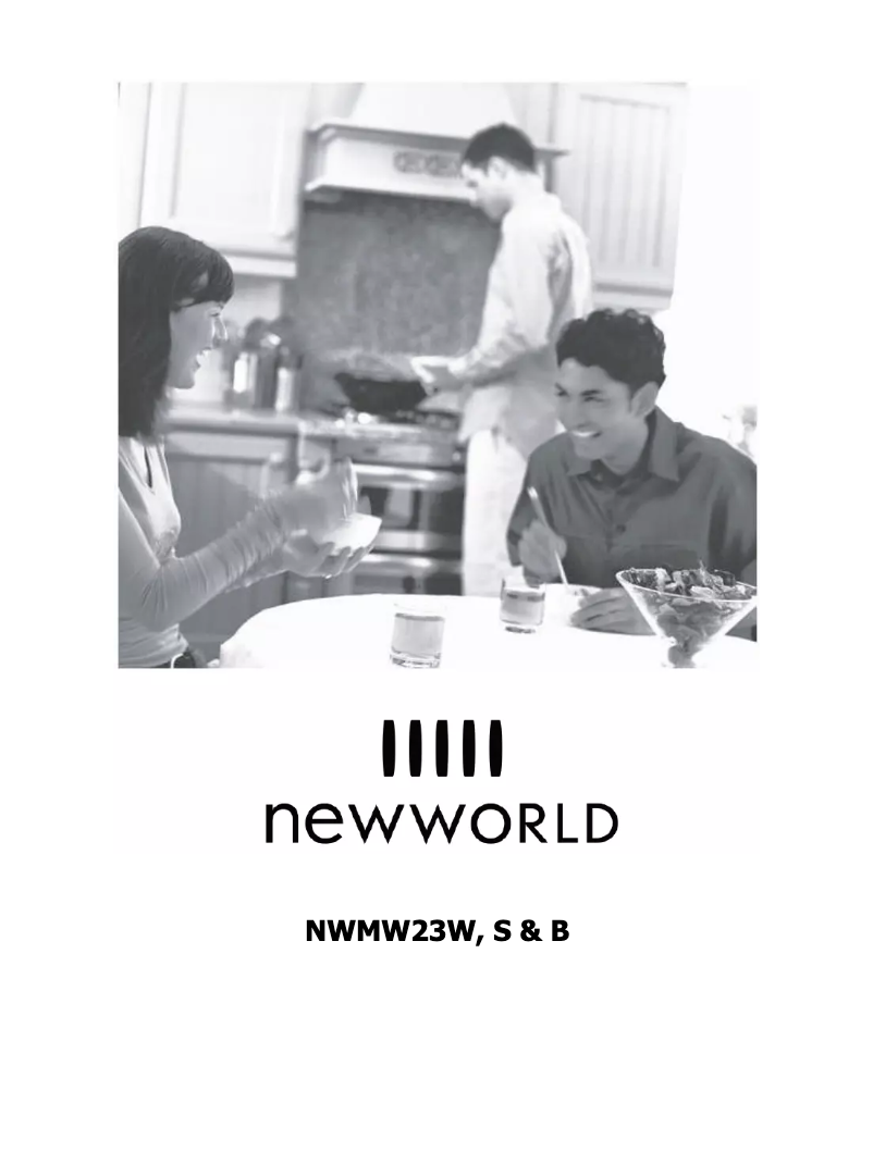 Image de la première page du manuel de l'appareil NWMW23B