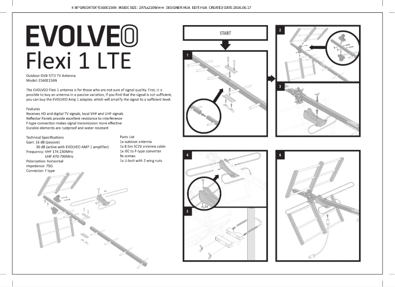 Page 1 of the manual User Manual Evolveo Flexi 1 LTE