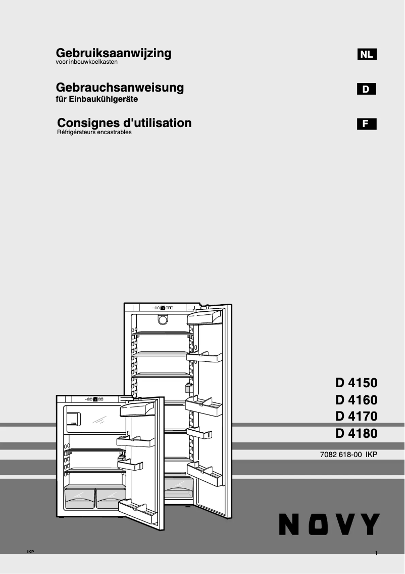 Image de la première page du manuel de l'appareil D 4150
