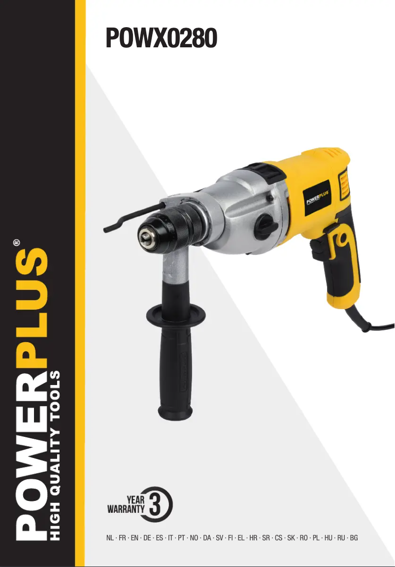 Page n°1 - Manuel utilisateur PowerPlus POWX0280