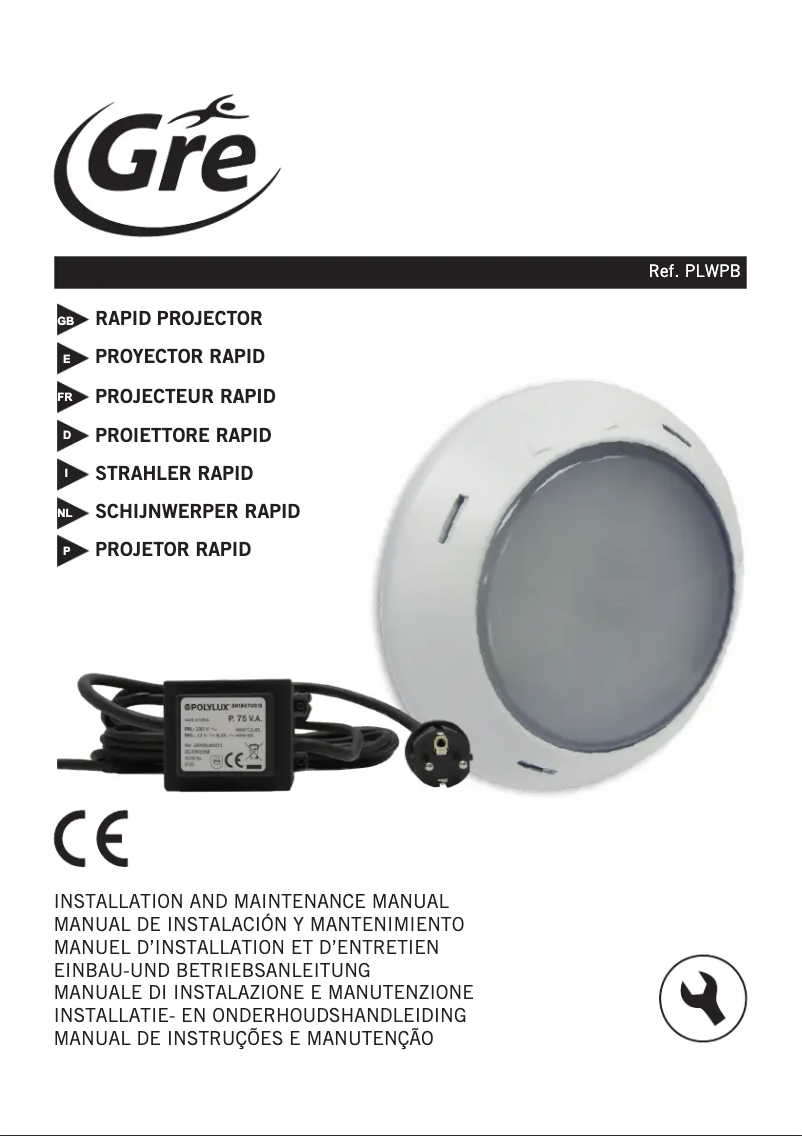 Página 1 del manual Manual de usuario Gre PLWPB