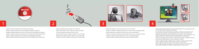 Página 1 del manual Manual de usuario Microsoft LifeCam VX-2000
