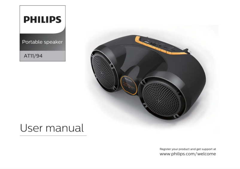 Página 1 del manual Manual de usuario Philips AT11