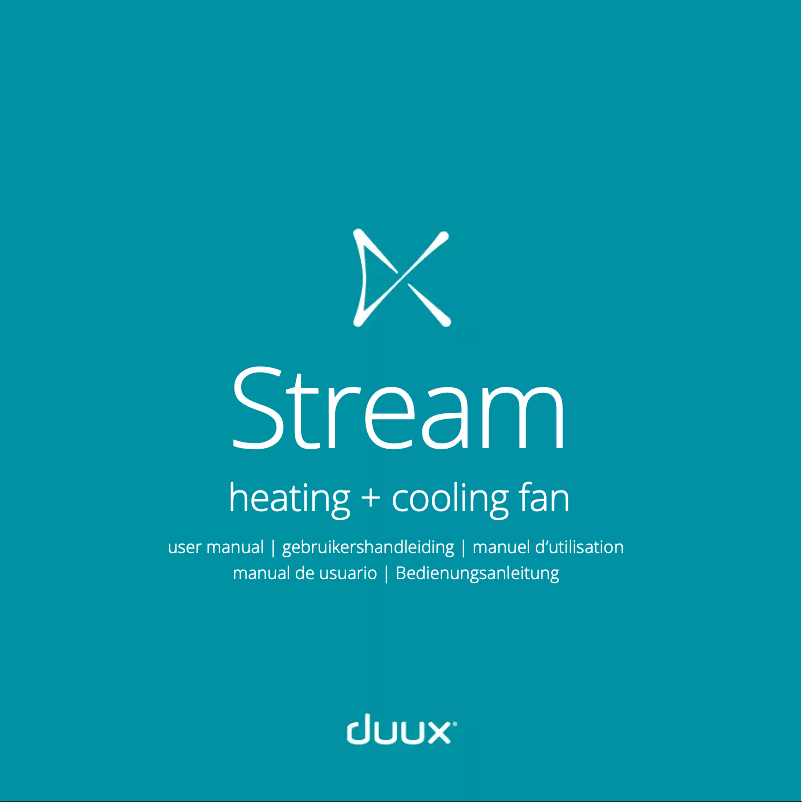 Page n°1 - Manuel utilisateur Duux Stream