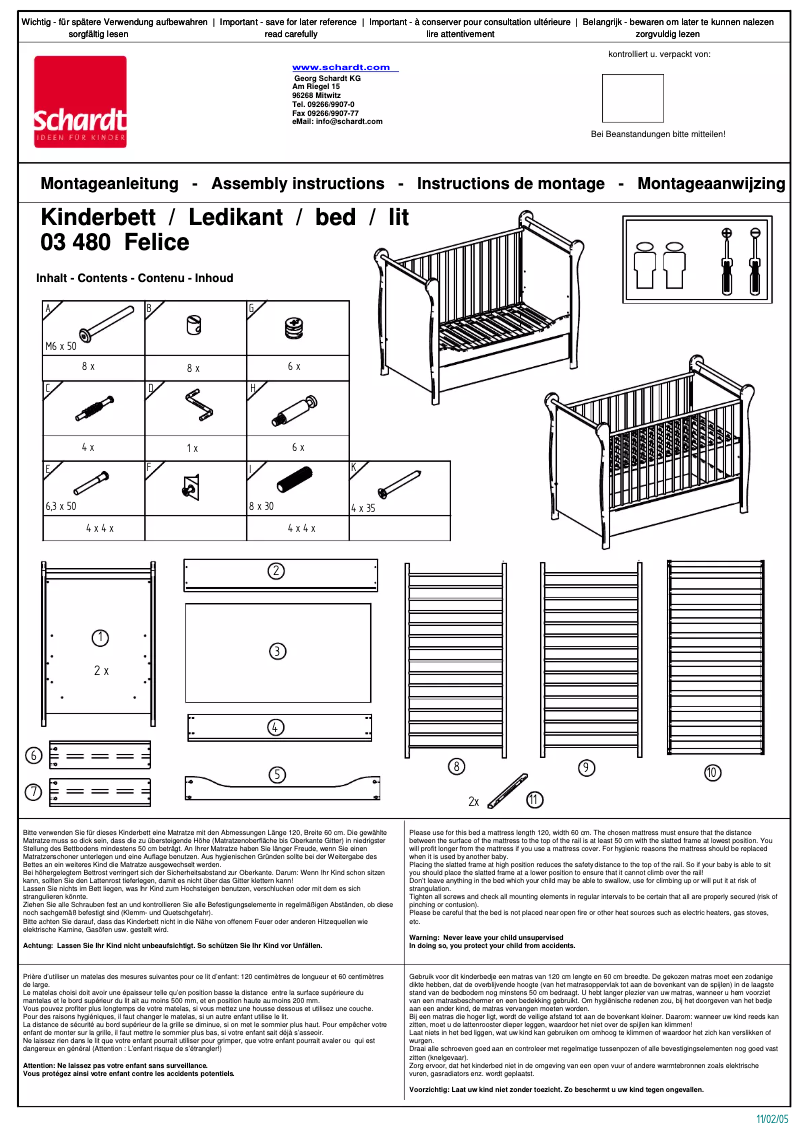 Página 1 del manual Manual de usuario Schardt Felice