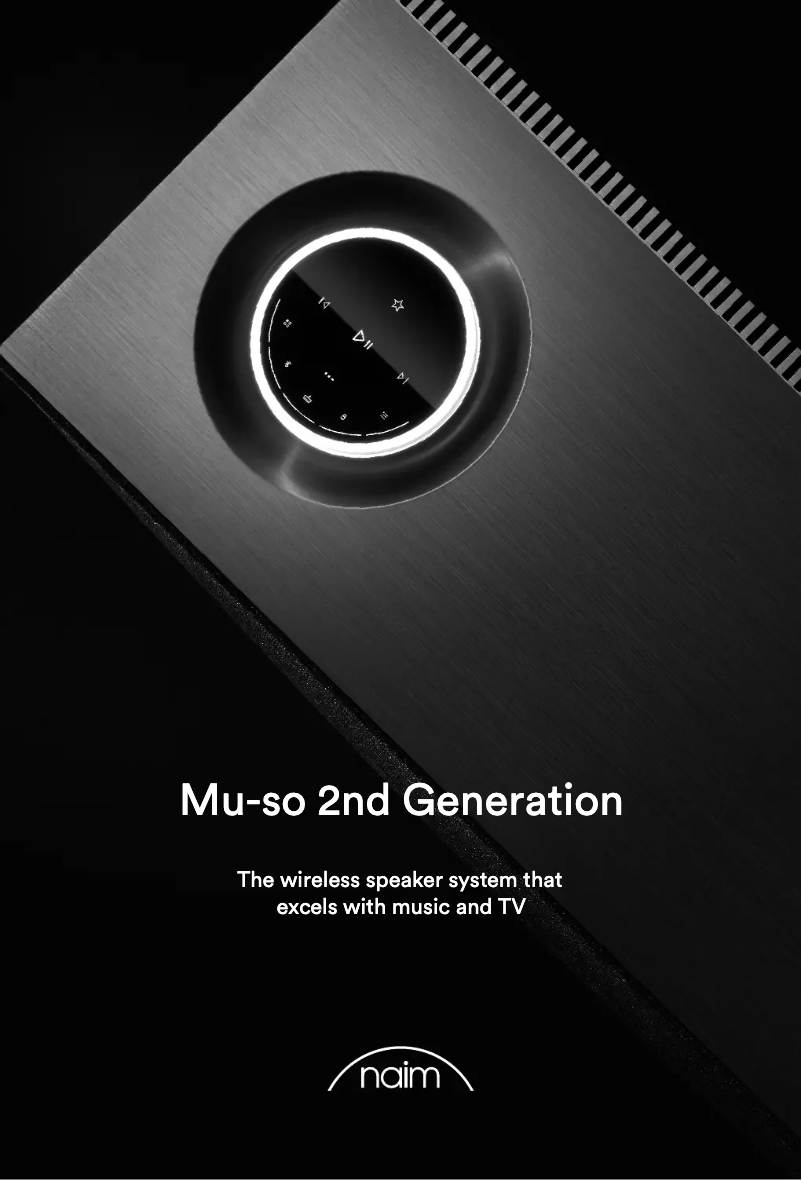 Page n°1 - Brochure Naim Mu-so