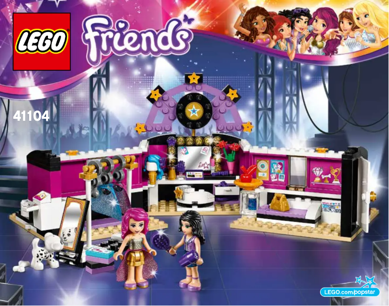Page 1 de la notice Manuel utilisateur Lego Friends 41104