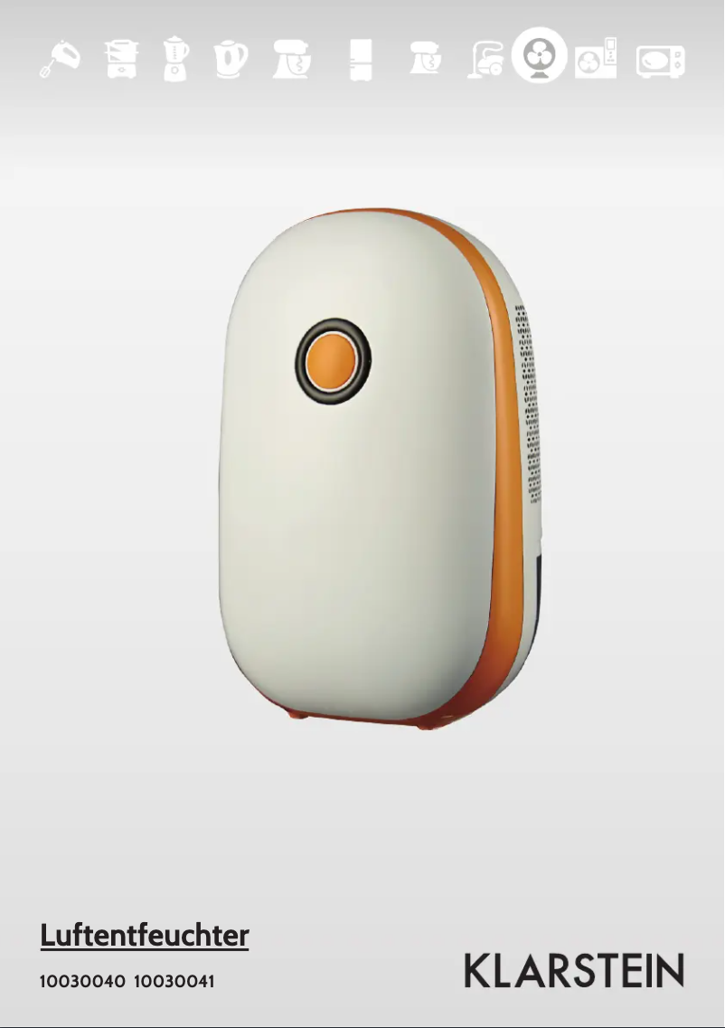 Page 1 de la notice Manuel utilisateur Klarstein 10030041