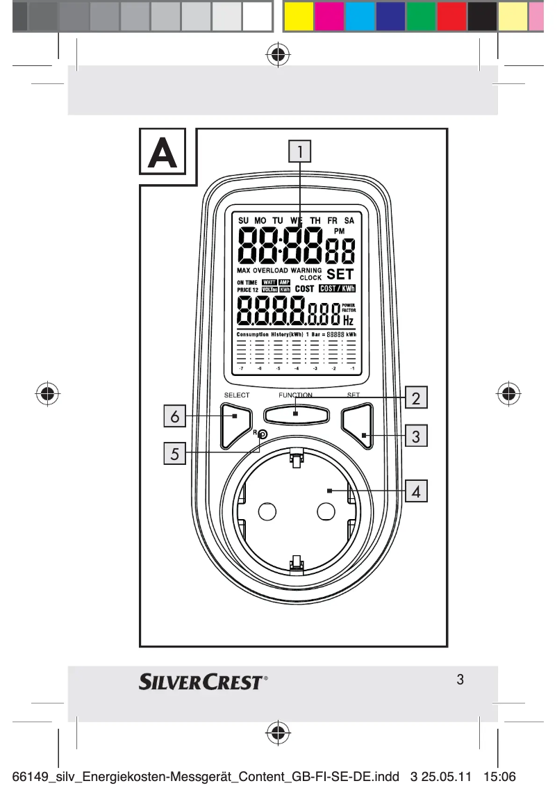 Page 1 de la notice Manuel utilisateur SilverCrest Z30412