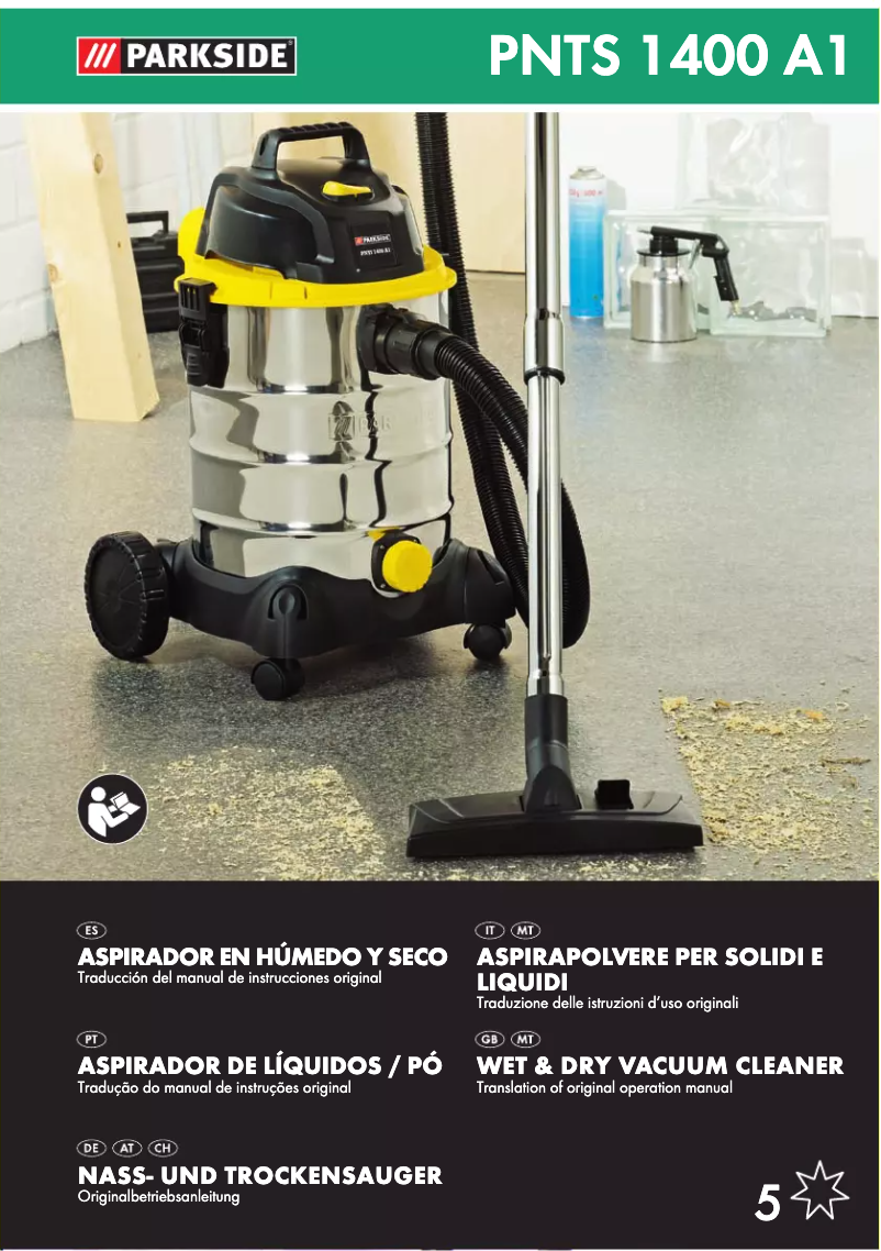 Page n°1 - Manuel utilisateur Parkside PNTS 1400 A1