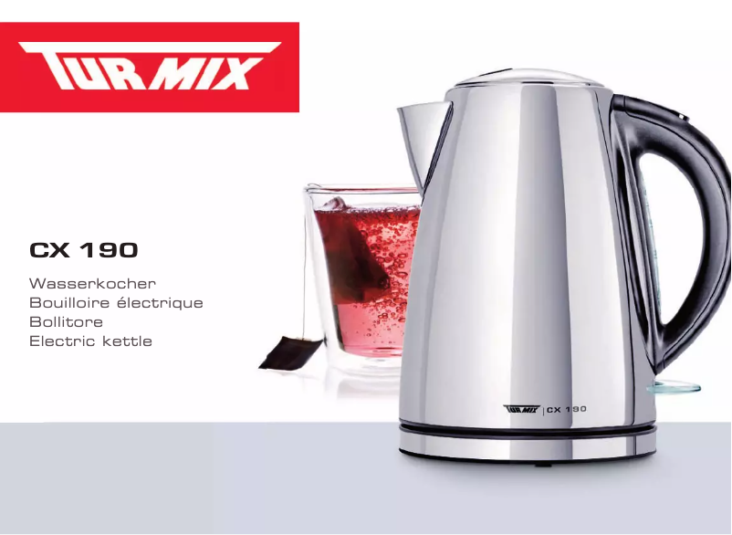 Page 1 de la notice Manuel utilisateur Turmix CX 190