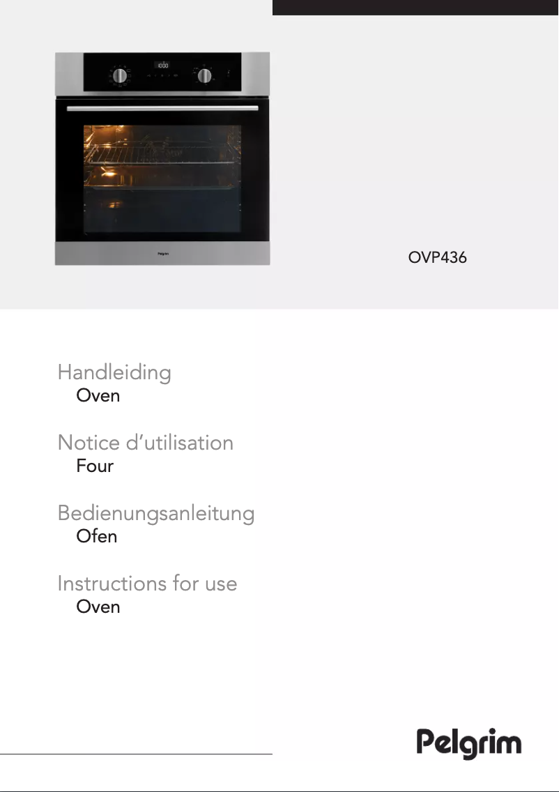 Image de la première page du manuel de l'appareil OVP436RVS