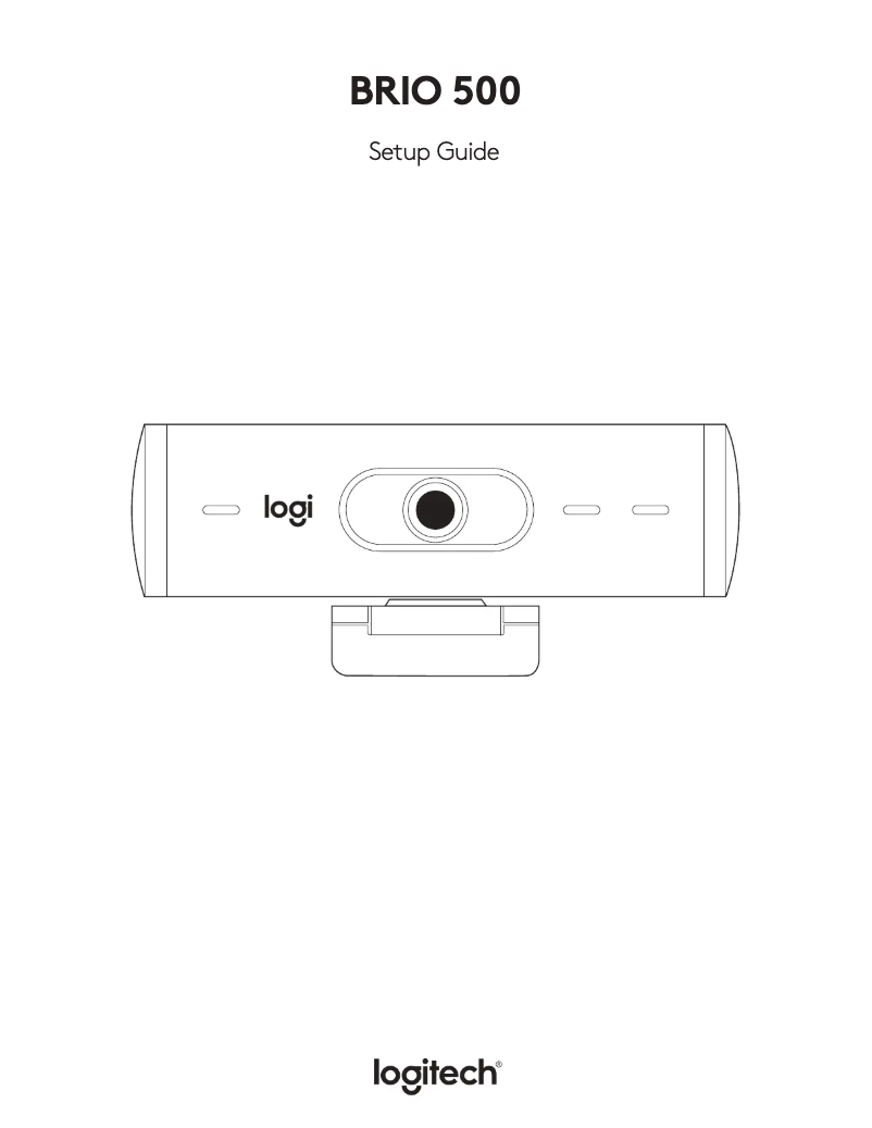 Page 1 de la notice Manuel utilisateur Logitech Brio 500