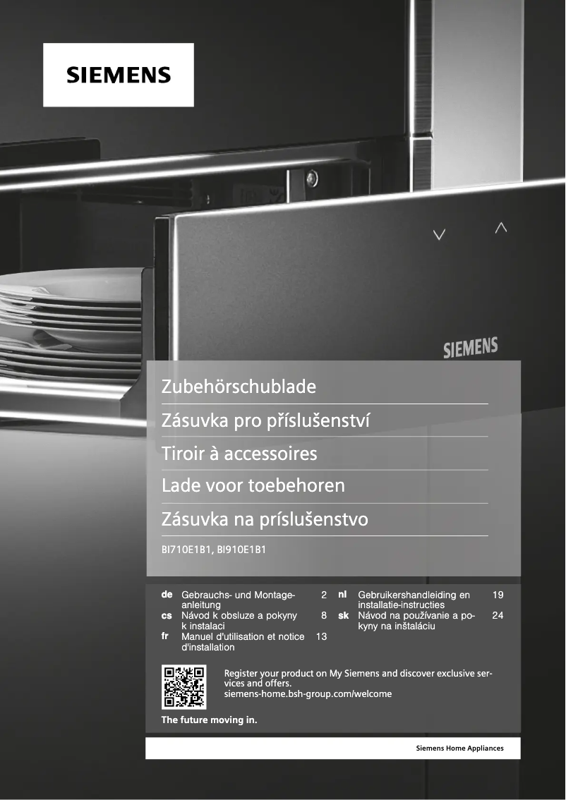 Image de la première page du manuel de l'appareil BI710E1B1