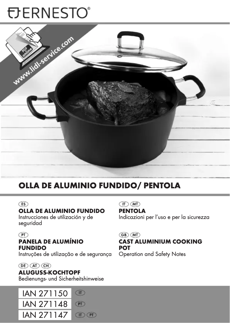 Página 1 del manual Manual de usuario Ernesto IAN 271147