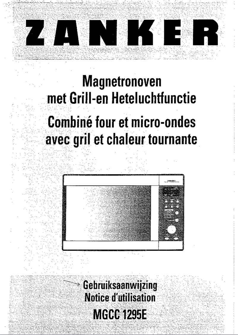 Página 1 del manual Manual de usuario Zanker Mgcc 1295 e