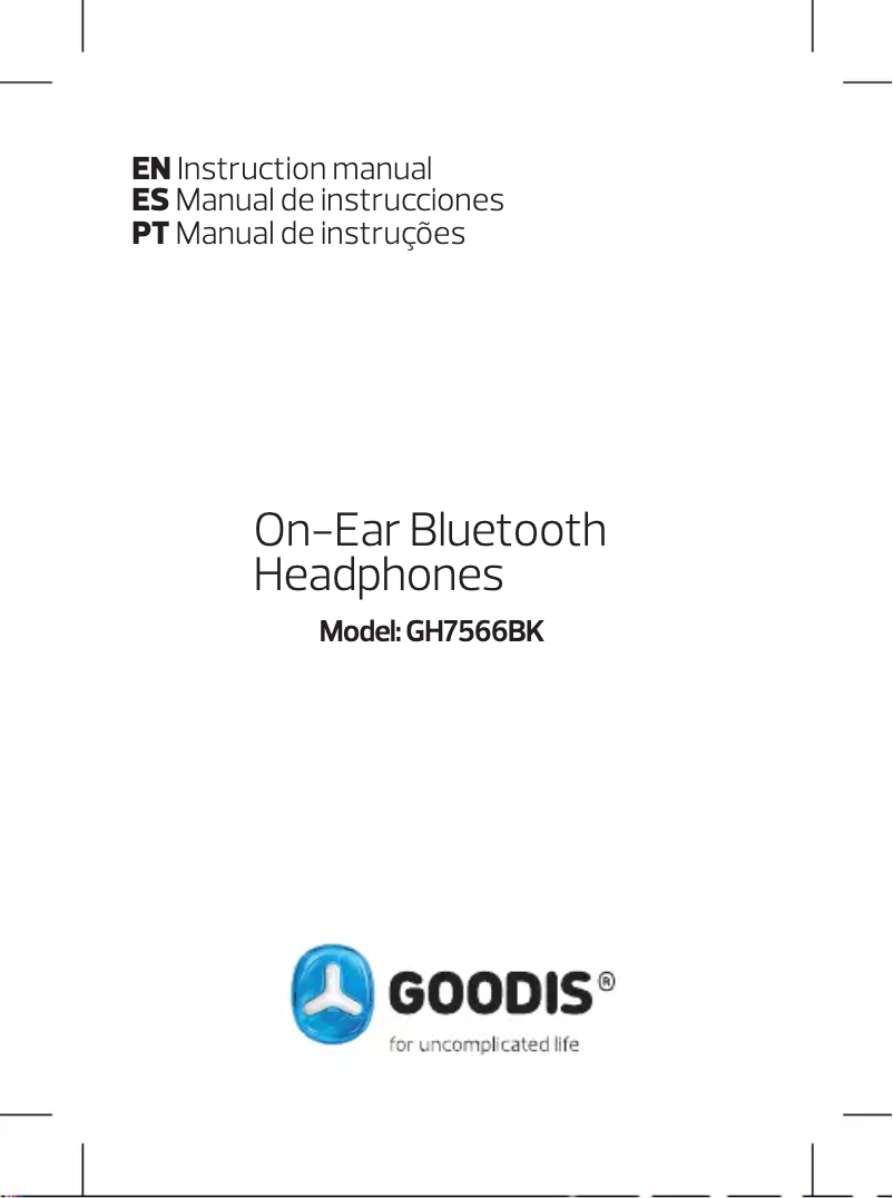 Image de la première page du manuel de l'appareil GH7566BK