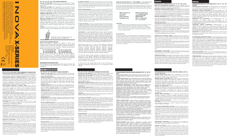 Page 1 de la notice Manuel utilisateur Nite Ize XSB-14-R7