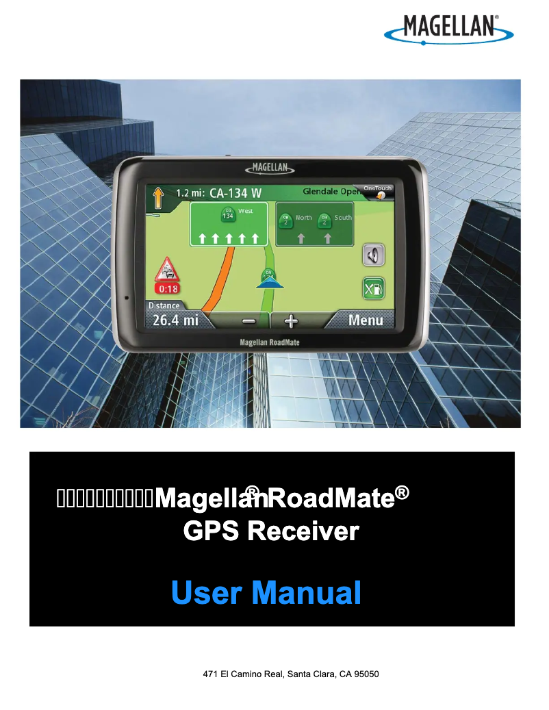Page n°1 - Manuel utilisateur Magellan RoadMate 2145T-LM
