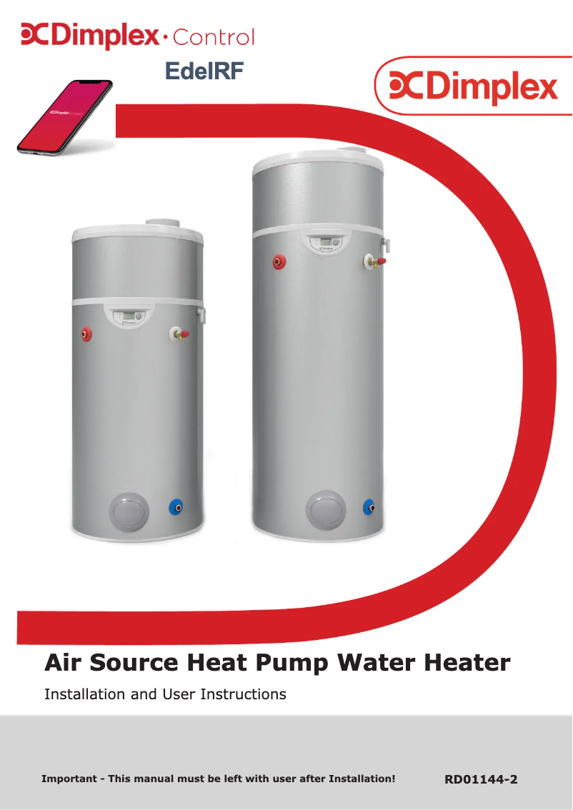 Page 1 de la notice Manuel utilisateur Dimplex EDL270UK-630RF