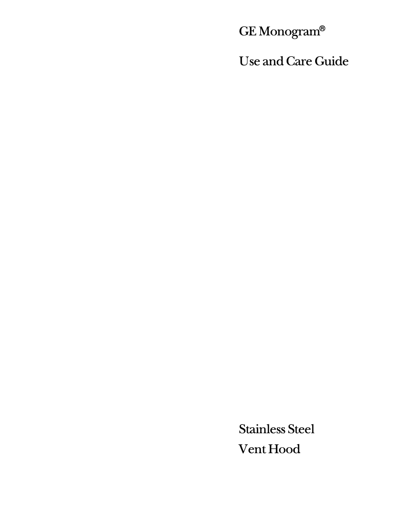 First page image of the manual for ZV671WSS