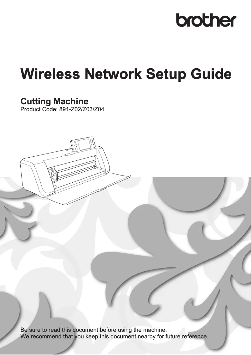 Page 1 de la notice Guide d'installation Brother CM650W