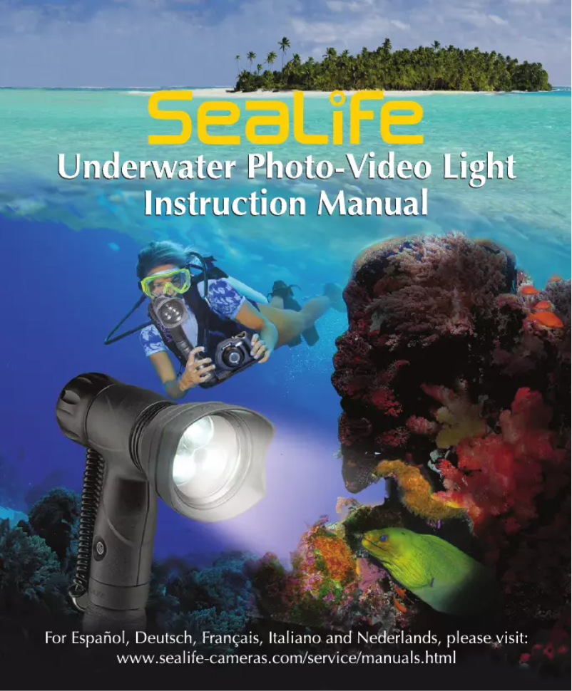 Page 1 de la notice Manuel utilisateur Sealife Photo-Video Light