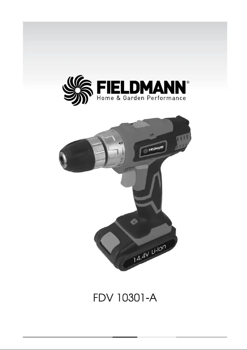 Image de la première page du manuel de l'appareil FDV 10301-A