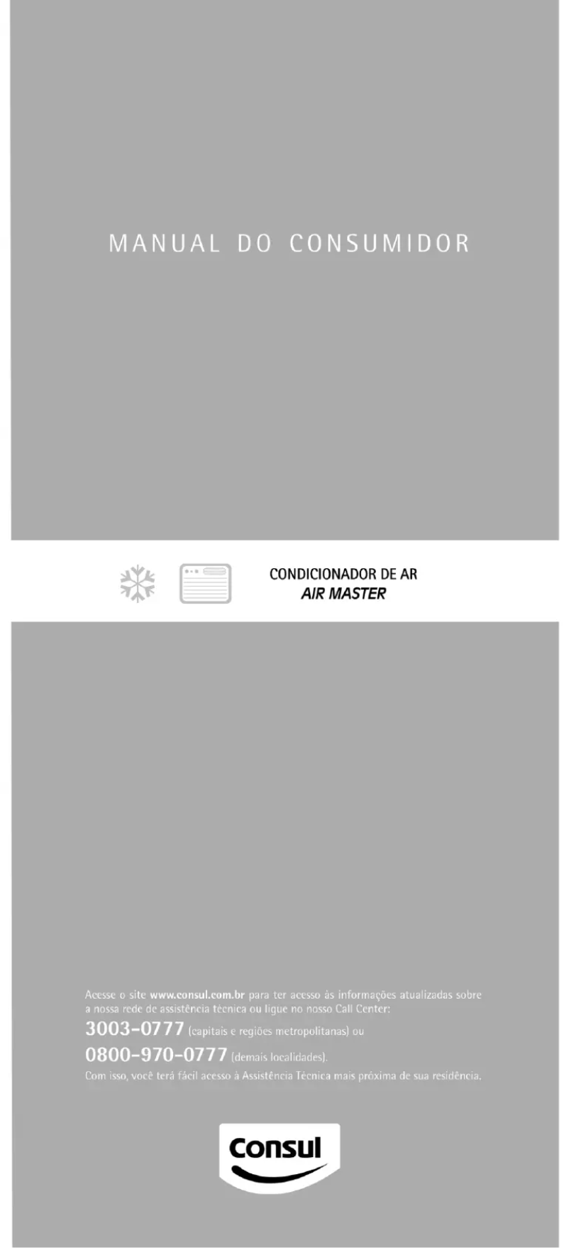 Page n°1 - Manuel utilisateur Consul CCR21DB