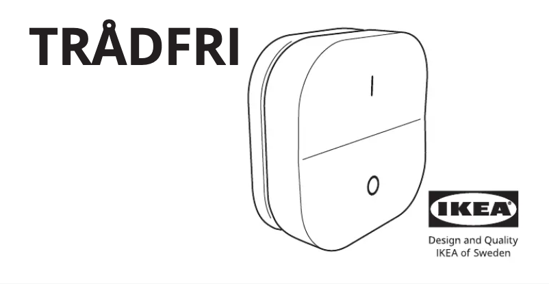 Imagen de la primera página del manual del dispositivo TRÅDFRI 904.085.99