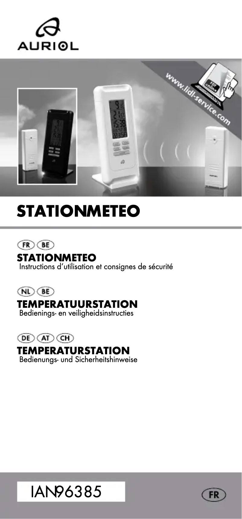 Página 1 del manual Manual de usuario Auriol Z31743A