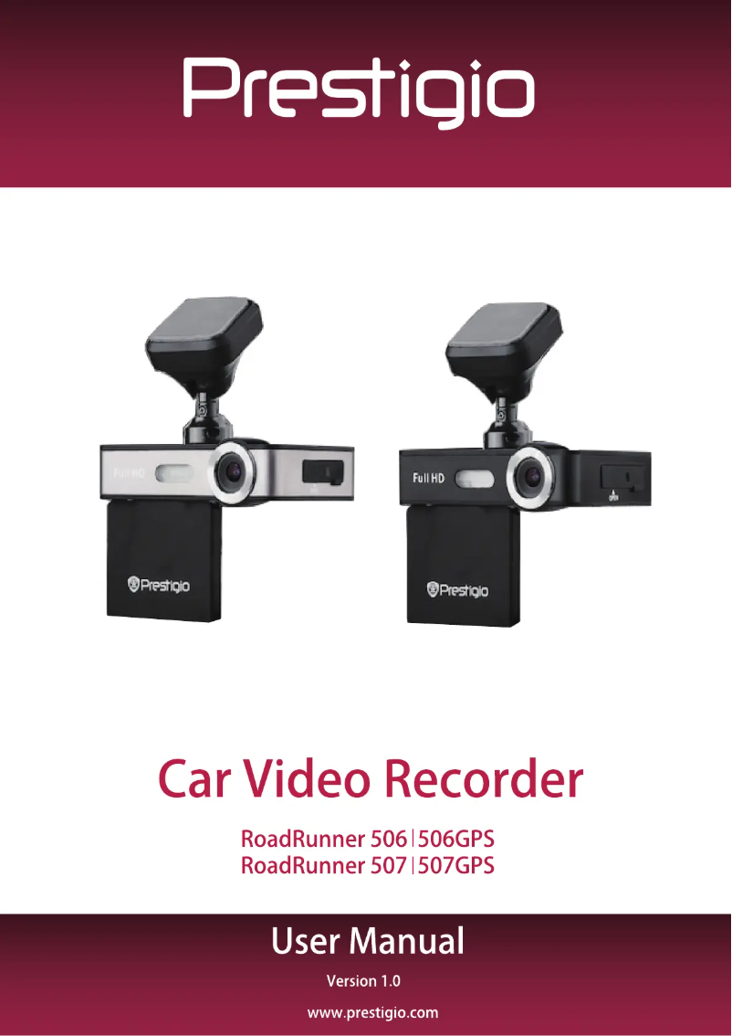 Página 1 del manual Manual de usuario Prestigio RoadRunner 506