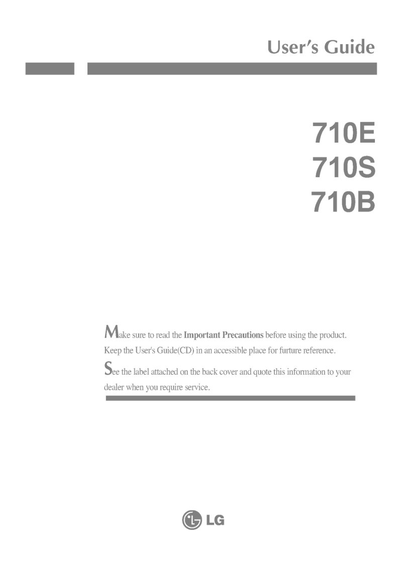 Image de la première page du manuel de l'appareil 710EV