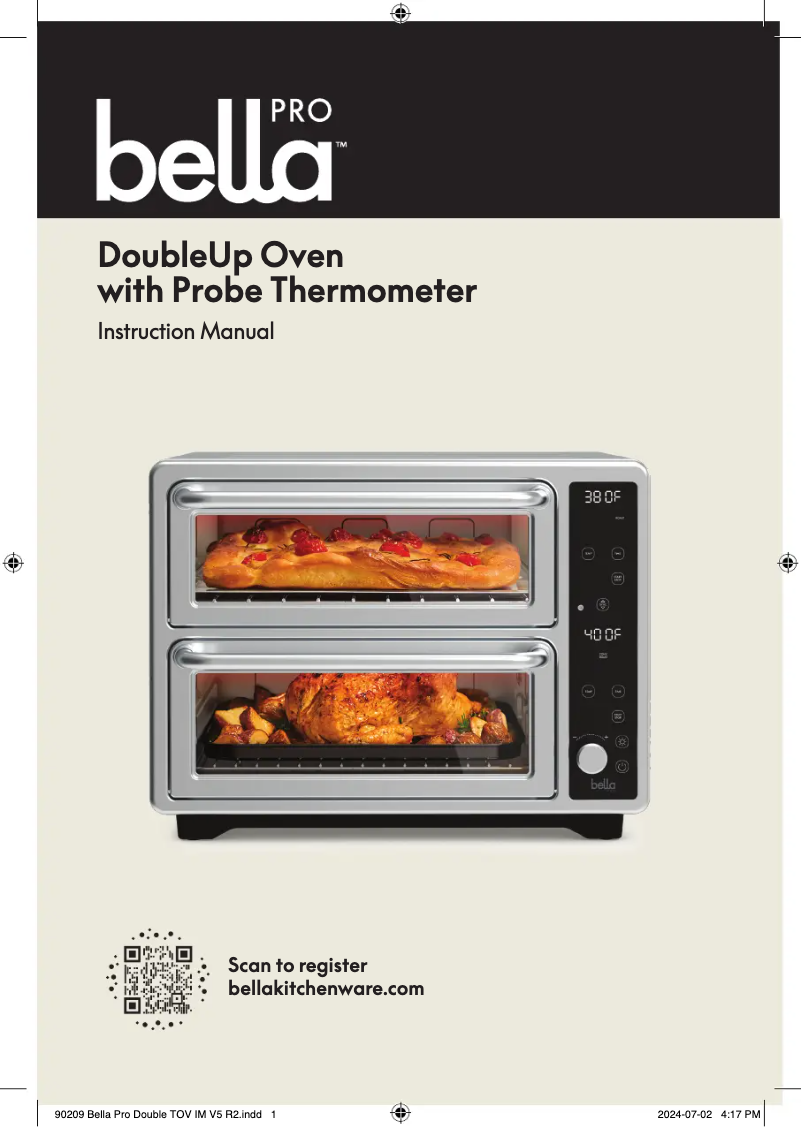 Page 1 de la notice Manuel utilisateur Bella PRO DoubleUp